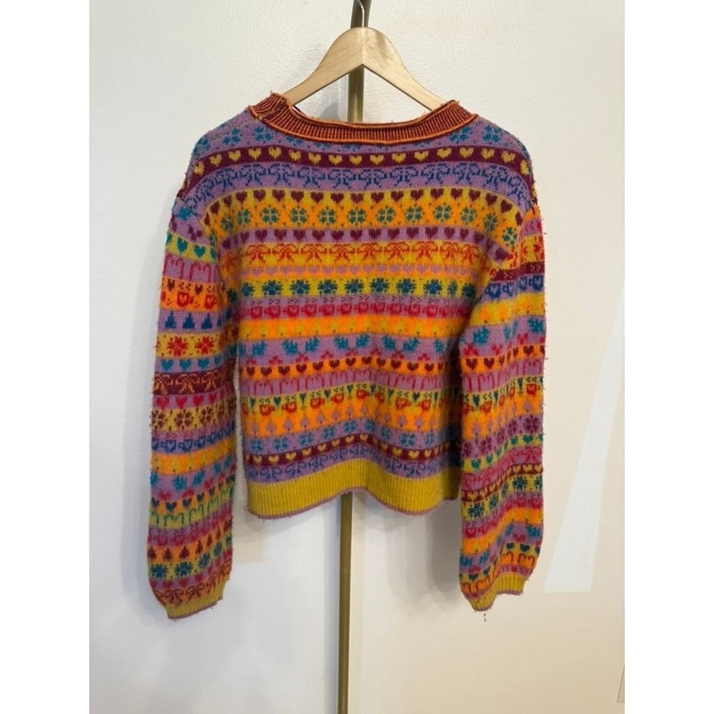 Free People, Favorite Things Sweater, Bright Confetti Combo, M, NWT, $168.00 - Picture 6 of 6